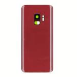 SPAREWARE® Battery Cover Back Door Body Panel For Samsung Galaxy S9 -Red (WITH CAMERA LENS)