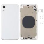 SPAREWARE®  Battery Cover Back Door Panel Body For iPhone XR -White (COMPLETE BODY PANEL)