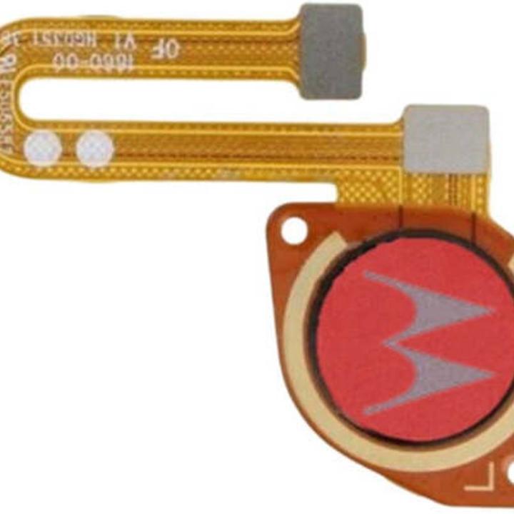 SPAREWARE Fingerprint Scanner Sensor Flex Cable Fingerprint Sensor Compatible For Motorola Moto E7 Plus -Red