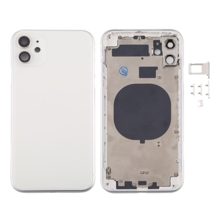 SPAREWARE®  Battery Cover Back Door Panel Body For iPhone 11 -White (COMPLETE BODY PANEL)