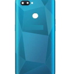 SPAREWARE® Back Panel Back Door Panel Body Cover For Oppo A12 -Blue (WITH ALL LOGO)