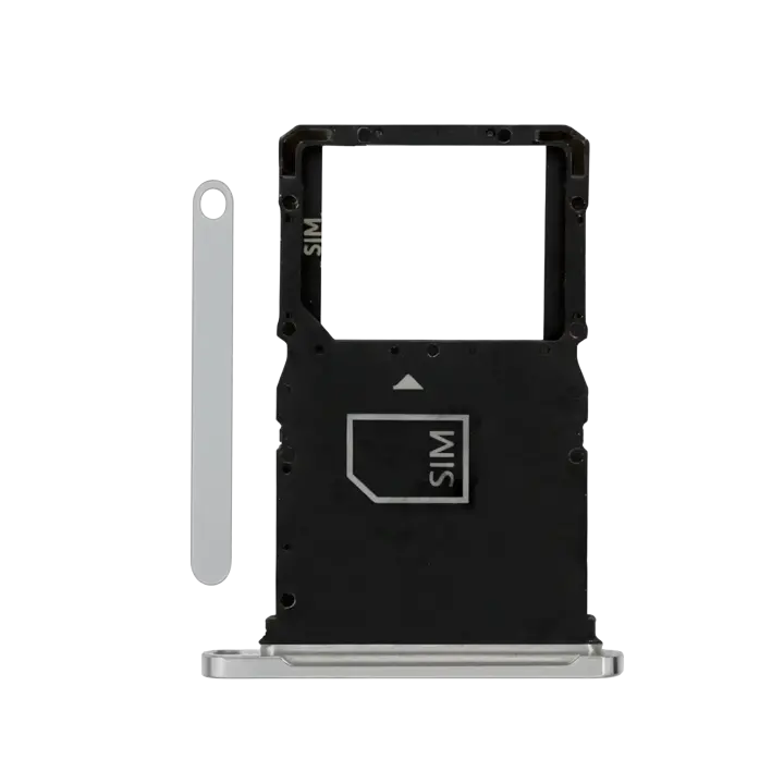 SPAREWARE® Sim Card Tary Holder Sim Tray For Motorola Moto Razr 60 -Silver