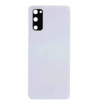 SPAREWARE® Battery Cover Back Door Body Panel For Samsung Galaxy S20 -White (WITH CAMERA LENS)