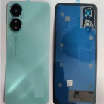 SPAREWARE® Back Panel Back Door Panel Body Cover For Oppo A58 4G -Blue (ORIGINAL WITH CAMERA LENS & LOGO)