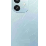 SPAREWARE® Back Panel Back Door Panel Body Cover For Oppo A3X 5G -Blue (CAMERA LENS & WITH ALL LOGO)