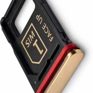 SPAREWARE® Sim Card Tary Holder Sim Tray For Motorola Moto Razr 60 Ultra -Gold