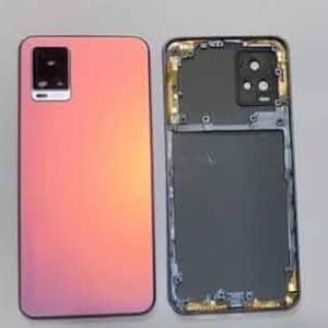 SPAREWARE® Back Door Panel Body Back Panel For Vivo V20 Pro 5G -Pink (MIDDLE RING + BACK PANEL ALL LOGO)