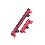 SPAREWARE® External key Body Side Button Out Key For Mi Redmi Y3 -Red