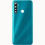 SPAREWARE® Back Panel Back Door Panel Body Cover For Realme 5i -Blue (WITH ALL LOGO)