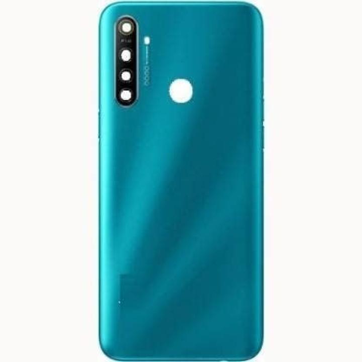 SPAREWARE® Back Panel Back Door Panel Body Cover For Realme 5i -Blue (WITH ALL LOGO)