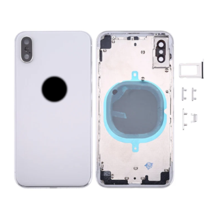 SPAREWARE®  Battery Cover Back Door Panel Body For iPhone XS Max -White (COMPLETE BODY PANEL)