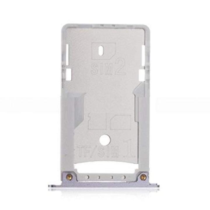 SPAREWARE® Sim Card Tray Holder For Mi Redmi Note 4 -Silver