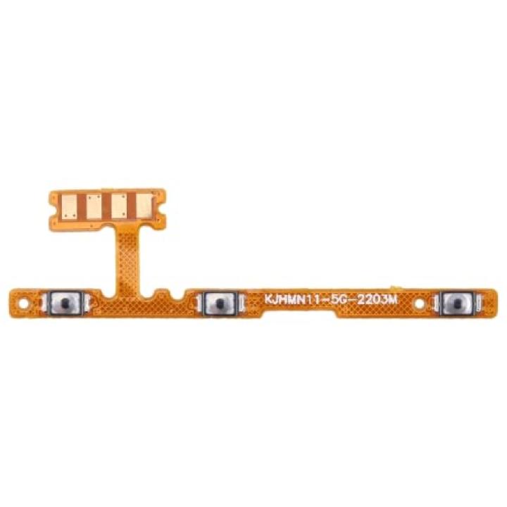 SPAREWARE® Power On Off Flex Volume Button Flex Cable For Mi Redmi Note 11 5G