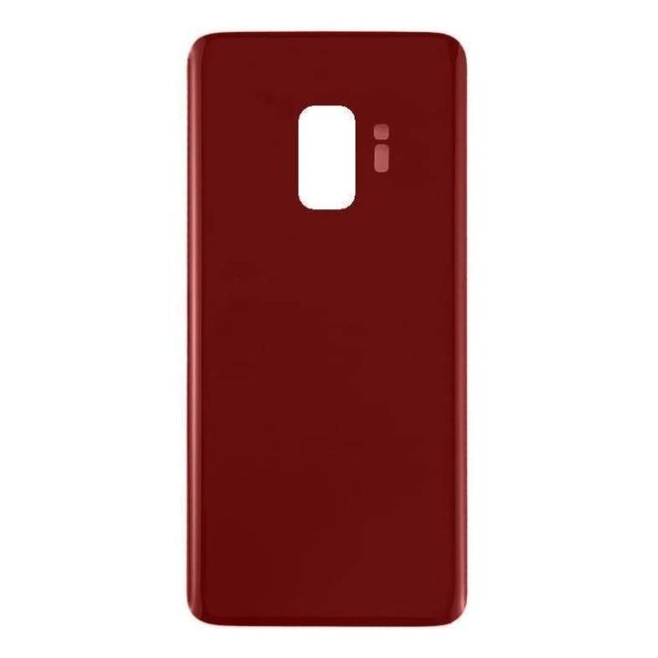 SPAREWARE® Battery Cover Back Door Body Panel For Samsung Galaxy S9 -Red