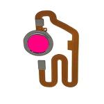 SPAREWARE® Fingerprint Scanner Sensor Flex Cable For Realme 3i -Red