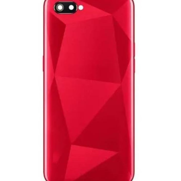 SPAREWARE® Back Panel Back Door Panel Body Cover For Realme C2 -Red (WITH ALL LOGO)