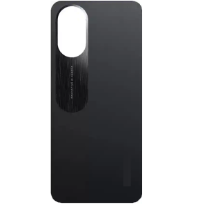 SPAREWARE® Back Panel Back Door Panel Body Cover For Oppo A18 -Black (WITH ALL LOGO)