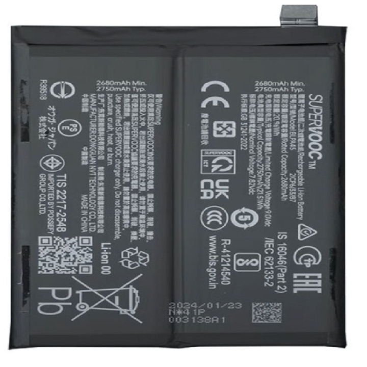 SPAREWARE® Mobile Battery For Oneplus Nord CE4 /BLPA45 (ORIGINAL)
