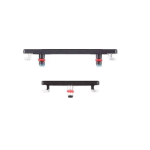 SPAREWARE® Out Key Body Side Power Volume Button For Oneplus 8 -Black