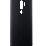 SPAREWARE® Back Panel Back Door Panel Body Cover For Oppo A5 2020 -Black (WITH ALL LOGO)