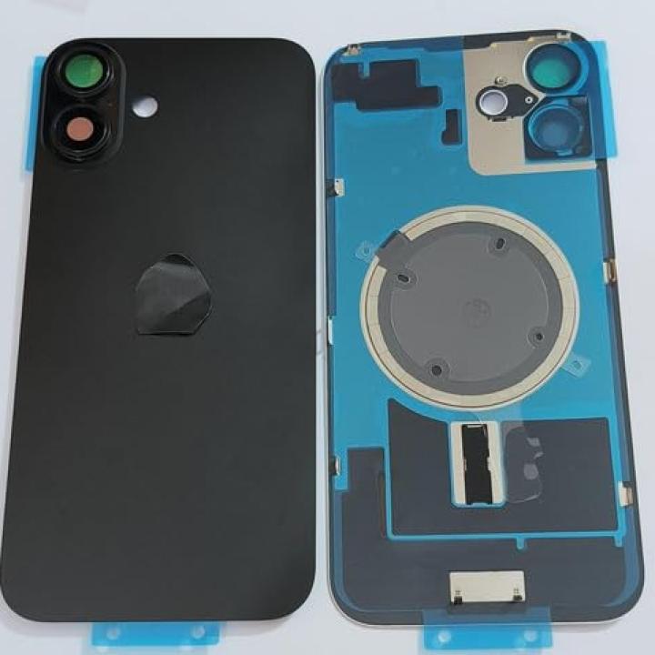 SPAREWARE®  Battery Cover Back Door Panel Body For iPhone 16 -Black