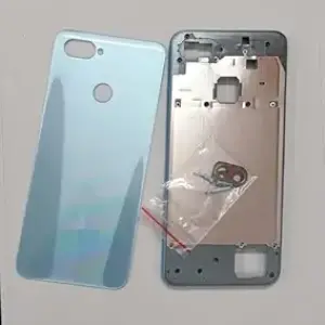 SPAREWARE® Back Panel Back Door Panel Body Cover For Realme 2 Pro -Sky Blue (MIDDLE RING BACK PANEL WITH ALL LOGO)