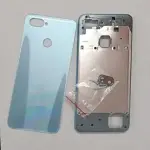 SPAREWARE® Back Panel Back Door Panel Body Cover For Realme U1 -Sky Blue (MIDDLE RING BACK PANEL WITH ALL LOGO)