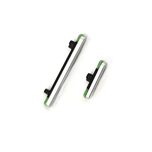 SPAREWARE® External Power Volume Body Side Button Out Key Compatible For Google Pixel 3 -White