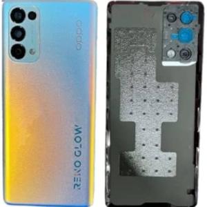 SPAREWARE® Back Panel Back Door Panel Body Cover For Oppo Reno 5 Pro -Gold (ORIGINAL WITH HEAT GASKET CAMERA LENS ALL LOGO)