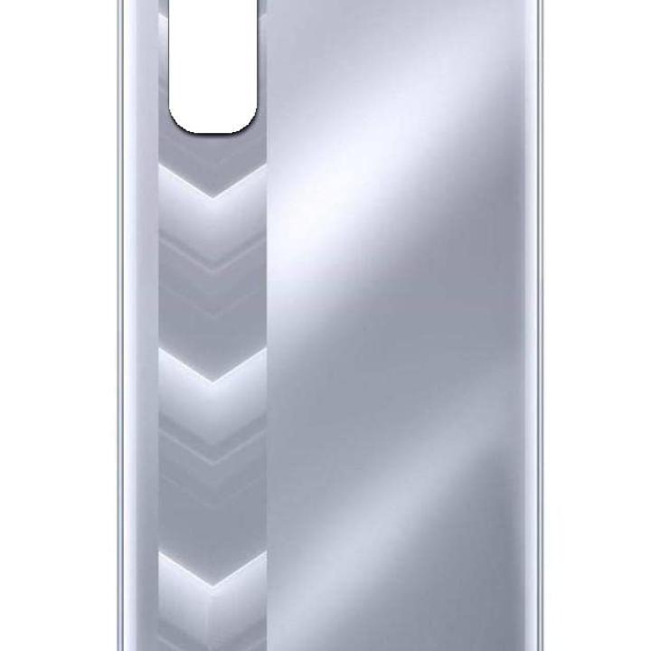 SPAREWARE® Back Panel Back Door Panel Body Cover For Realme Narzo 30 4G-Silver (WITH ALL LOGO)