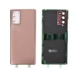 SPAREWARE® Battery Cover Back Door Body Panel For Samsung Galaxy Note 20 -Gold (WITH CAMERA LENS)