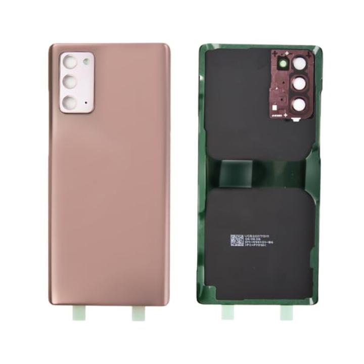 SPAREWARE® Battery Cover Back Door Body Panel For Samsung Galaxy Note 20 -Gold (WITH CAMERA LENS)