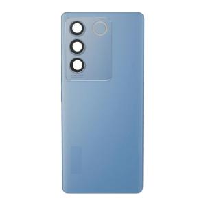 SPAREWARE® Back Door Panel Body Back Panel For Vivo V27/Vivo V27 Pro -Blue (WITH CAMERA GLASS ALL LOGO)