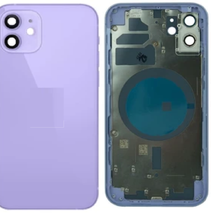 SPAREWARE®  Battery Cover Back Door Panel Body For iPhone 12 Mini -Purple (COMPLETE BODY PANEL)