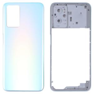 SPAREWARE® Back Panel Back Door Panel Body Cover For Oppo A96 -Blue (MIDDLE RING BACK SIDE BUTTON CAMERA LENS OR LOGO)