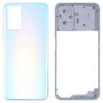 SPAREWARE® Back Panel Back Door Panel Body Cover For Oppo A96 -Blue (MIDDLE RING BACK SIDE BUTTON CAMERA LENS OR LOGO)