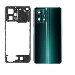 SPAREWARE® Back Panel Back Door Panel Body Cover For Realme 9 Pro Plus -Green (MIDDLE RING BACK PANEL WITH ALL LOGO)
