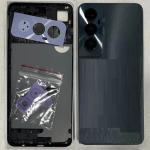SPAREWARE® Back Panel Back Door Panel Body Cover For Realme C65 4G-Black (MIDDLE RING + BACK PANEL WITH ALL LOGO)