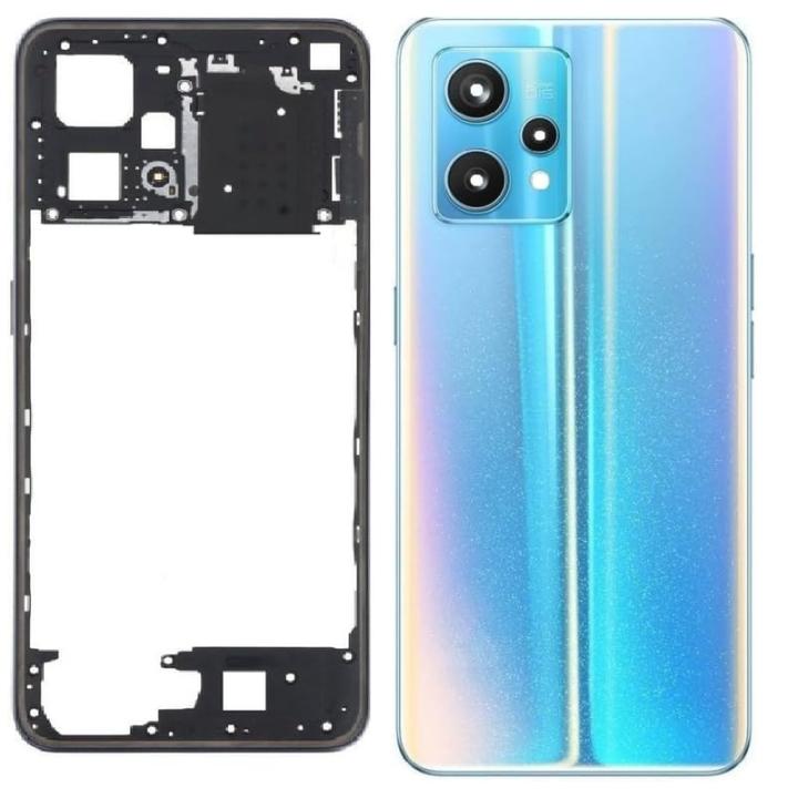 SPAREWARE® Back Panel Back Door Panel Body Cover For Realme 9 Pro 5G -Blue (MIDDLE RING BACK PANEL WITH ALL LOGO)