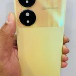 SPAREWARE® Back Door Panel Body Back Panel For Vivo Y100 -Gold (CAMERA GLASS LENS OR WITH ALL LOGO)