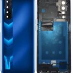 SPAREWARE® Back Panel Back Door Panel Body Cover For Realme Narzo 20 Pro -Blue (MIDDLE RING + BACK PANEL WITH ALL LOGO)