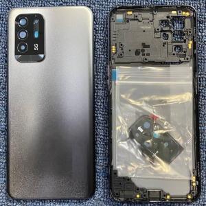 SPAREWARE® Back Panel Back Door Panel Body Cover For Oppo F19 Pro Plus -Black (MIDDLE RING BACK PANEL BUTTON OR LENS WITH LOGO)