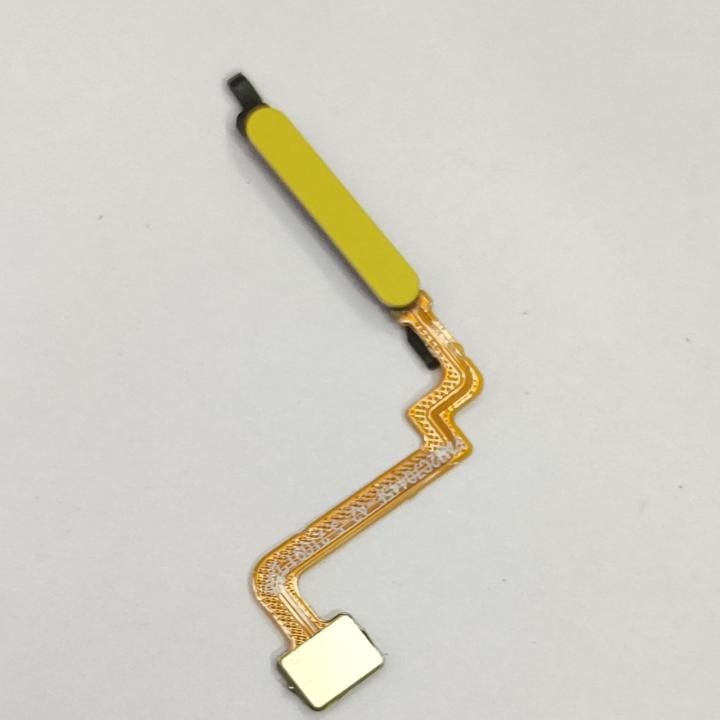 SPAREWARE® Fingerprint Sensor Flex Fingerprint Sacanner Sensor For Poco M3 Pro 5G -Yellow