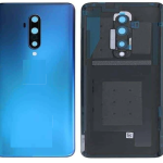 SPAREWARE® Battery Cover Back Door Panel Body For Oneplus 7T Pro - Blue(WITH CAMERA LENS)