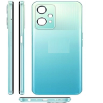 SPAREWARE® Battery Cover Back Door Panel For Oneplus Nord CE 2 Lite 5G -Blue (MIDDLE RING + BACK PANEL)