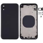 SPAREWARE®  Battery Cover Back Door Panel Body For iPhone XR -Black (COMPLETE BODY PANEL)