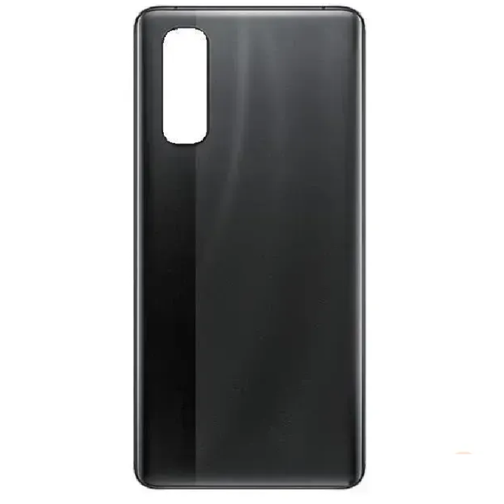 SPAREWARE® Back Panel Back Door Panel Body Cover For Oppo Find X2 -Black (WITH ALL LOGO)