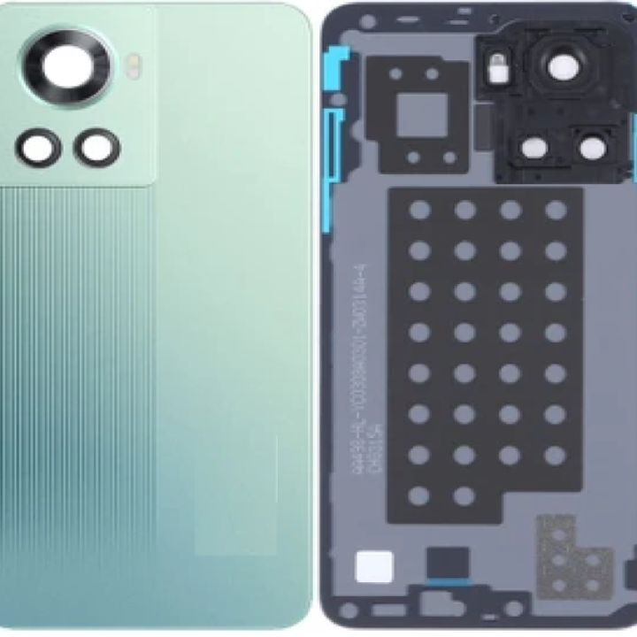 SPAREWARE® Battery Cover Back Door Panel Body For Oneplus 10R -Blue (WITH CAMERA LENS)