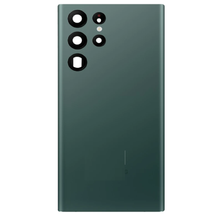 SPAREWARE® Battery Cover Back Door Body Panel For Samsung Galaxy S22 Ultra -Green