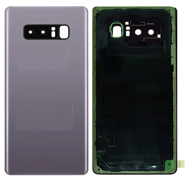 SPAREWARE® Battery Cover Back Door Body Panel For Samsung Galaxy Note 8 -Purple (WITH CAMERA LENS)